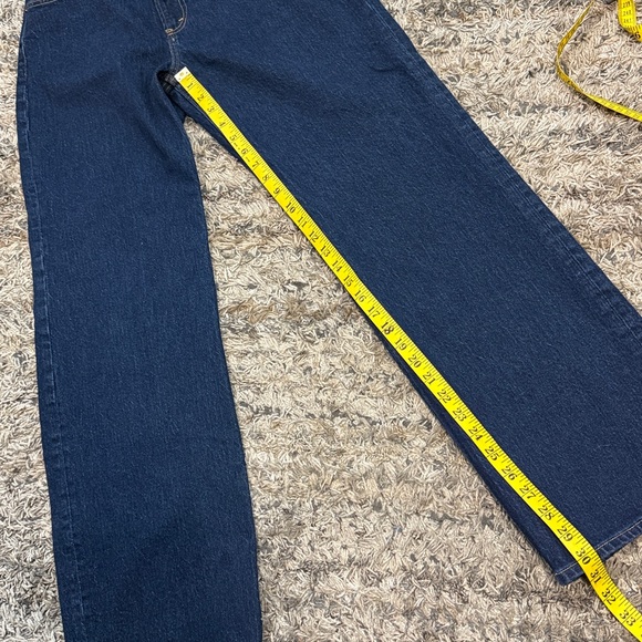 Abercrombie & Fitch women’s The 90s Relaxed high rise Dark Wash Jeans sz 27 - Picture 6 of 10